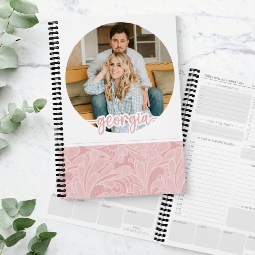 Sweet Round Photo Upload Daily Planner