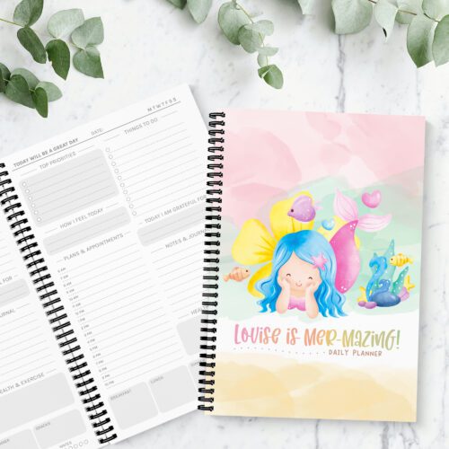 Mer-Mazing Mermaid Daily Planner