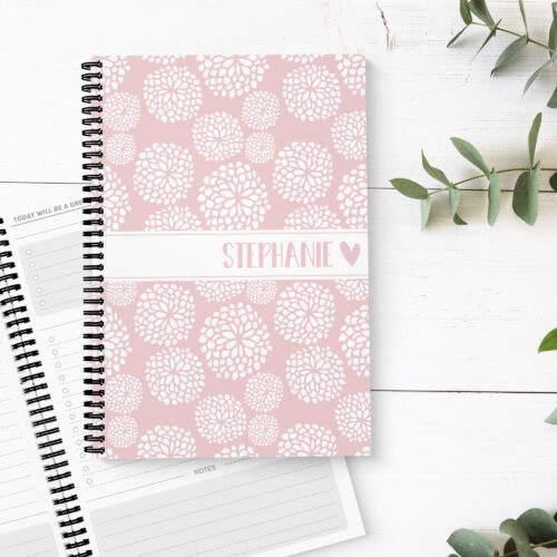 Soft Spring Light Pink Personalised To Do List Book