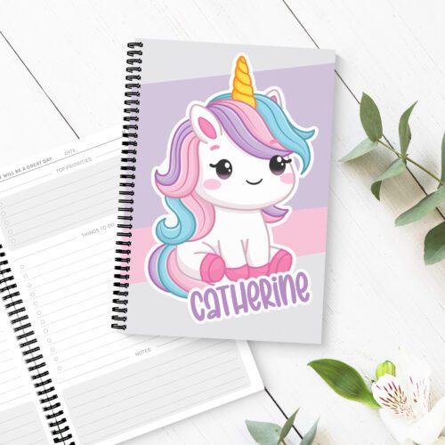Unicorn Profile To Do List Book