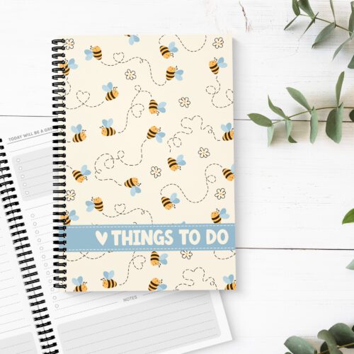 Bee Happy To Do List Book