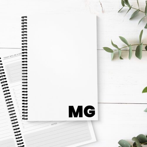 Monogram Modern To Do List Book