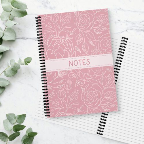 Blush Floral Notebook