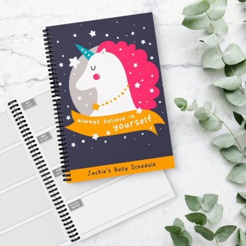 Always Believe Unicorn 12 Month Diary